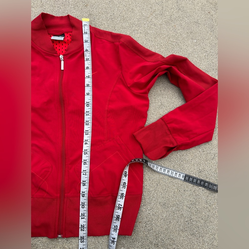 Red Nike Zip-Up Jacket Women Size Small - Picture 6 of 9